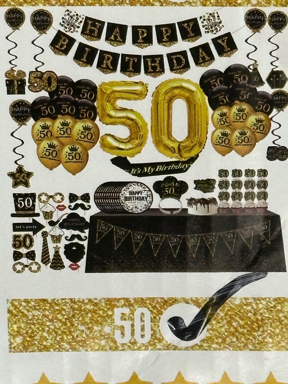 50th Birthday Party Decorations
